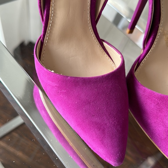 Gently Loved Steve Madden Varcitty Pink/Fuchsia Heels 6.5 D’orsay - Picture 7 of 9